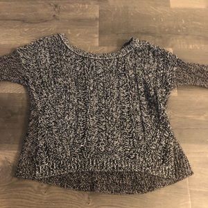 American Eagle Outfitters grey and black sweater